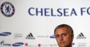 Chelsea's new manager Jose Mourinho during a press conference at Stamford Bridge.